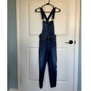 AE Stretchy Denim Overalls